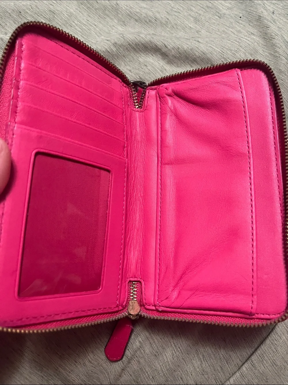 Pink Coach Wallet